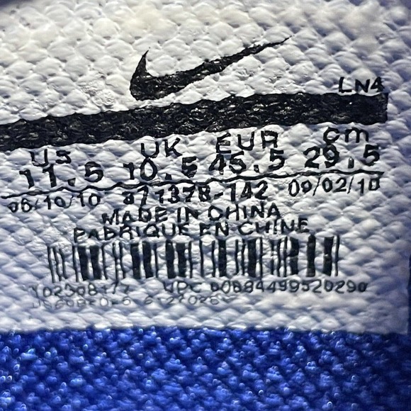 NIKE TRAINER 1 Men's Sneaker Shoes 371378-106 Black And White Size 11.5 - Picture 12 of 14